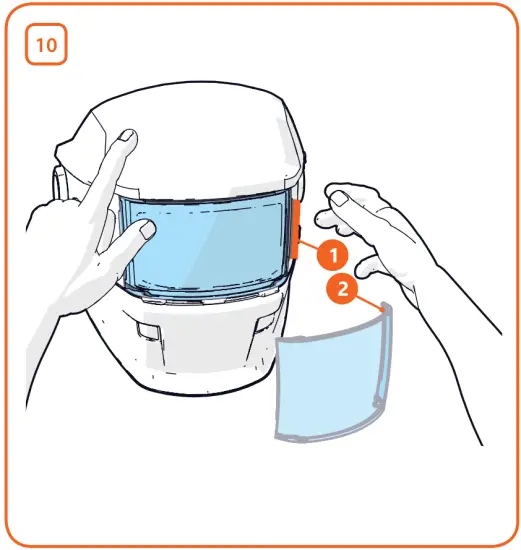 Replacing-KEMPPI-Gamma-GTH3-PFA/SFA/XFA-Welding-Helmet-Parts