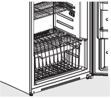 FRIGIDAIRE A19644502 Convertible Upright Freezer - Freezer