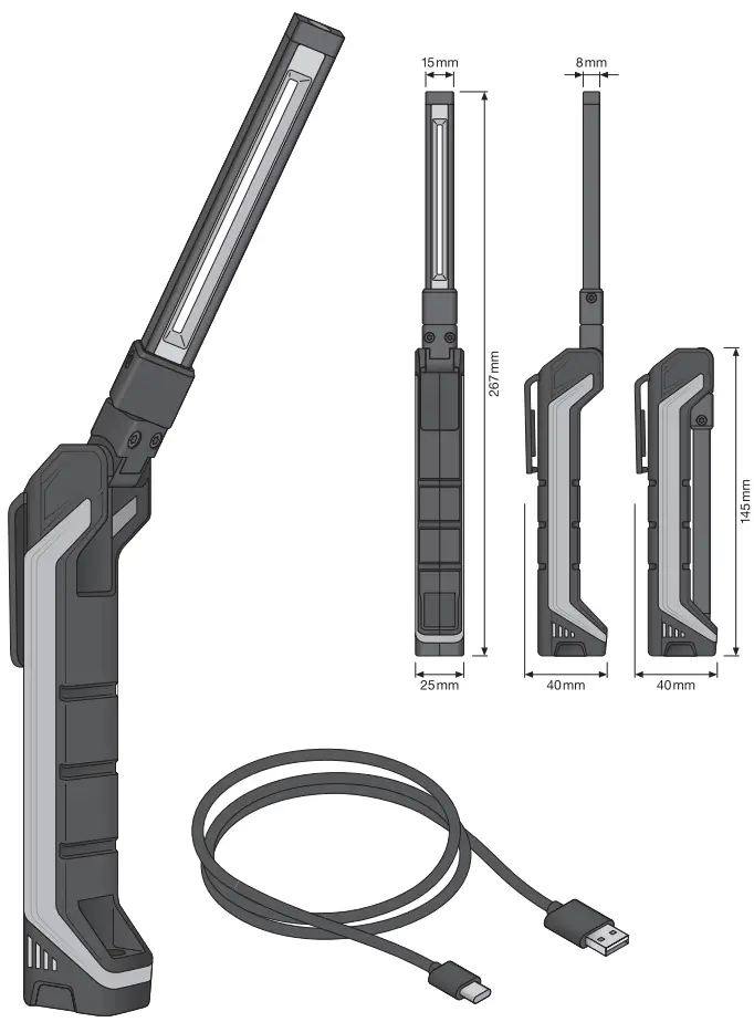 OSRAM LEDIL408 LEDinspect Pocket 200 High Quality Inspection Light