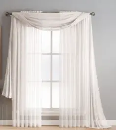 Window-Elements-YMC003042-Diamond-Sheer-Voile-56-x-216-Inch-Curtain-Scarf-Gold-PRODUCT