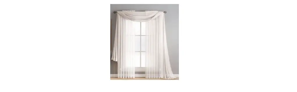 Window Elements Ymc003042 Diamond Sheer Voile 56 X 216 Inch Curtain Scarf Gold User Guide