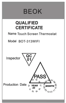 BEOK BOT 313 WiFi Boiler Thermostat - icon7