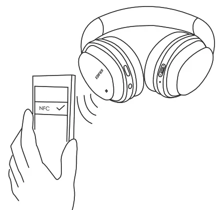 EDIFIER Wireless Stereo Headphones - connection