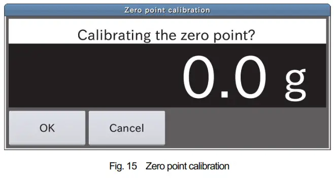 AND AD 4412 CW Weighing Indicator - Adjusting the weight 3