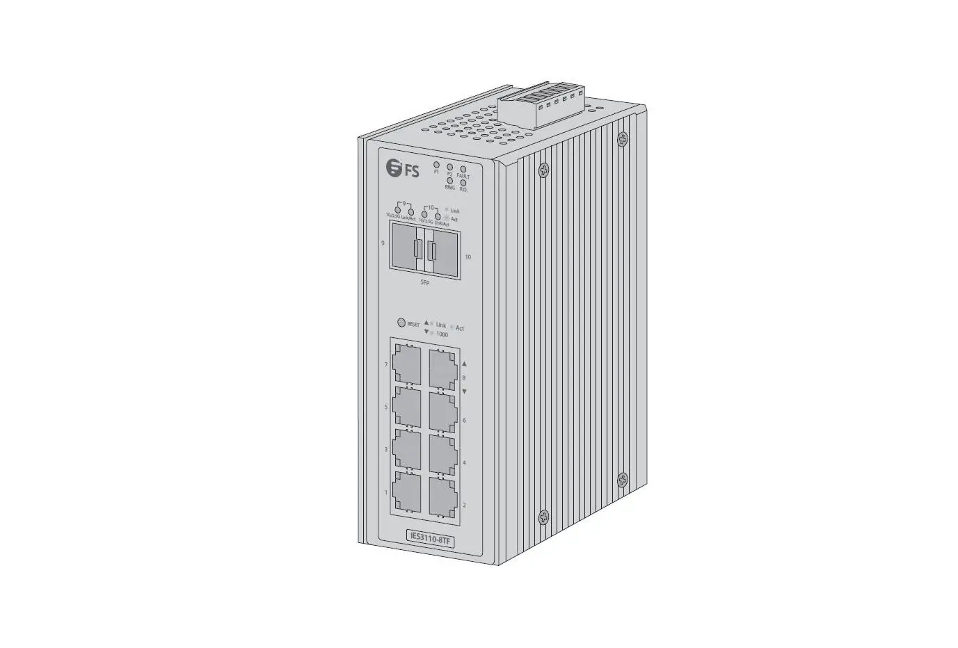 Fs Ies3110-8tf L2+ Managed Industrial Switch User Guide