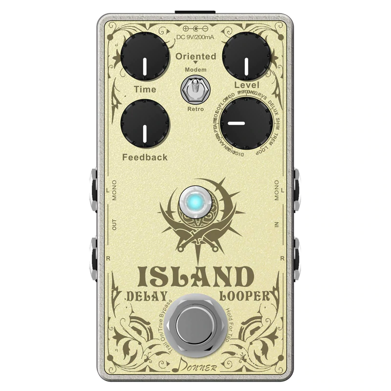 Donner Pd13 Island Delay Looper Pedal Owner's Manual Donner Pd13 Island Delay Looper Pedal Owner's Manual