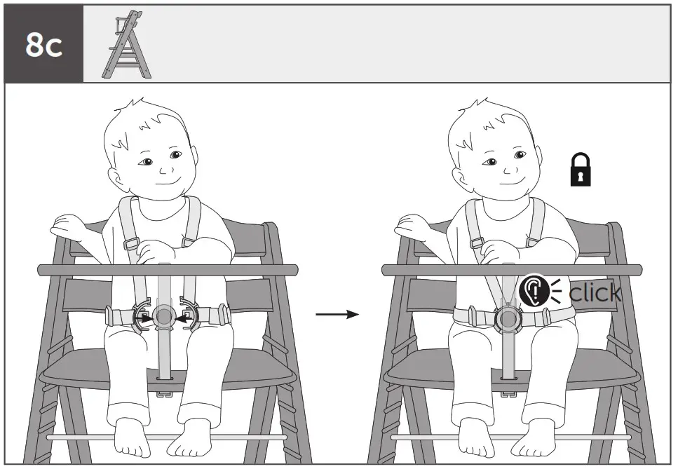 hauck 372414 Alpha Pop Wooden High Chair - Product Overview 39