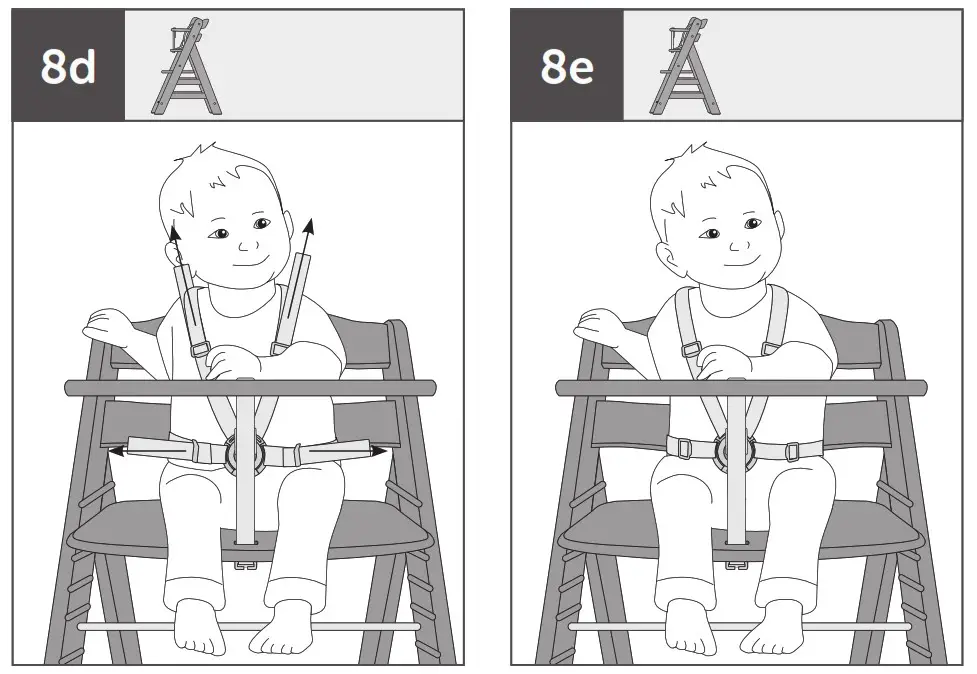 hauck 372414 Alpha Pop Wooden High Chair - Product Overview 40