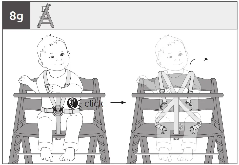 hauck 372414 Alpha Pop Wooden High Chair - Product Overview 42