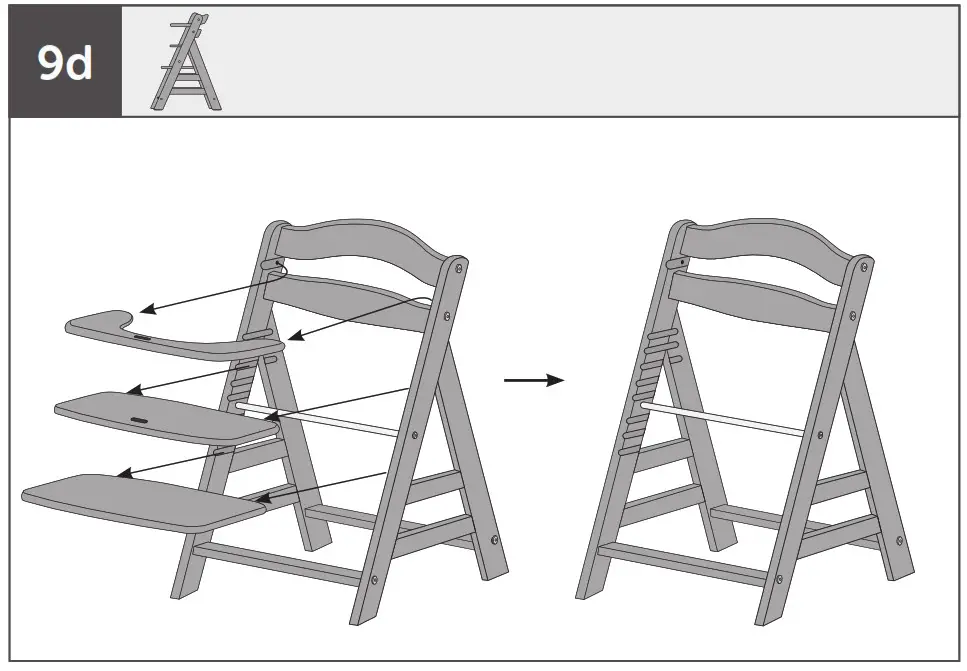 hauck 372414 Alpha Pop Wooden High Chair - Product Overview 46