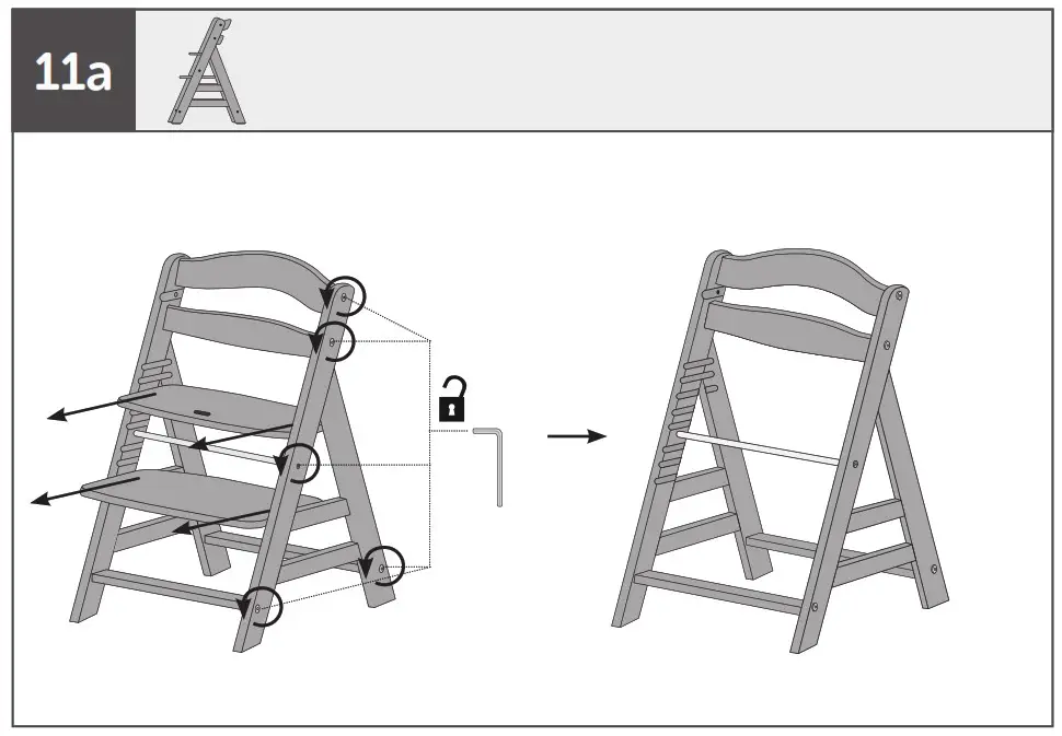 hauck 372414 Alpha Pop Wooden High Chair - Product Overview 51