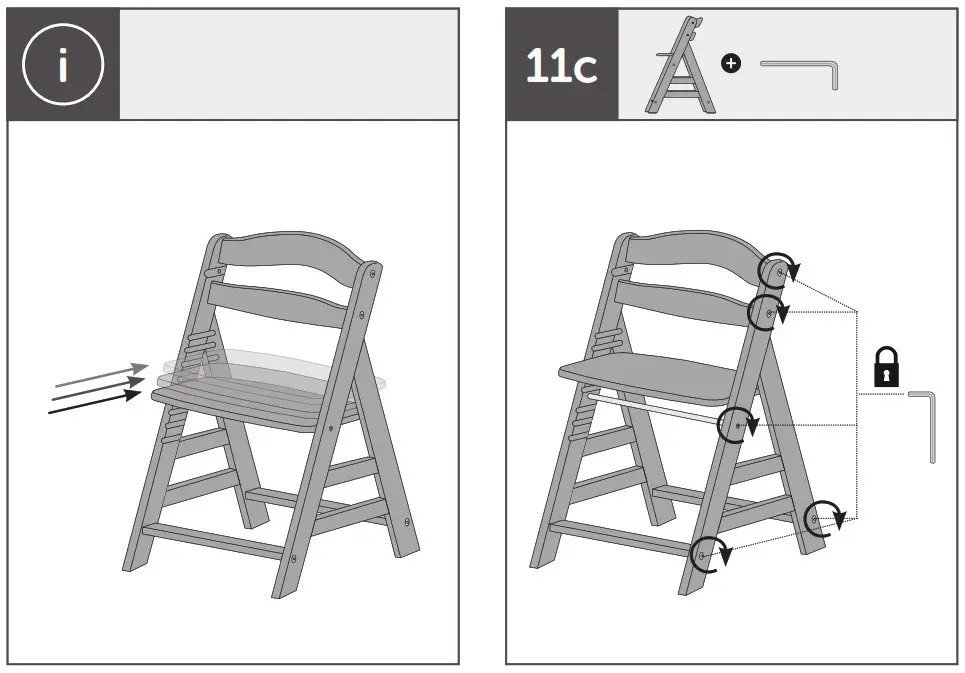 hauck 372414 Alpha Pop Wooden High Chair - Product Overview 53
