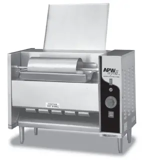 APW wyott M 95 Vertical Contact Bun Grill Toaster