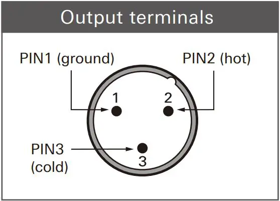 audio-technica Cardioid Dynamic Instrument Microphone - Output terminals