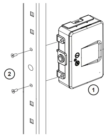 automatic TECHNOLOGY Garage Door Lock 100040 - Using an 6mm and
