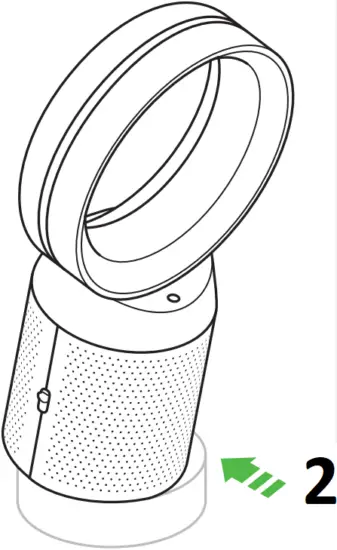 dyson DP04 - Using machine 2