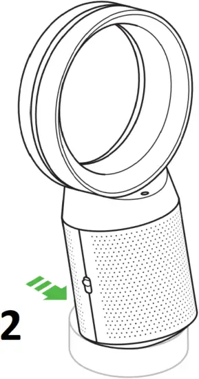 dyson DP04 - Using machine 3