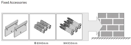 Wellis 9687 Bathroom Cabinet - Fixed Accessories2