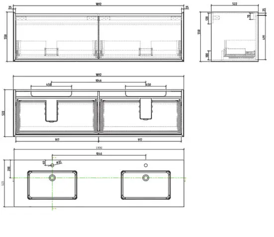 Wellis 9687 Bathroom Cabinet - figg10