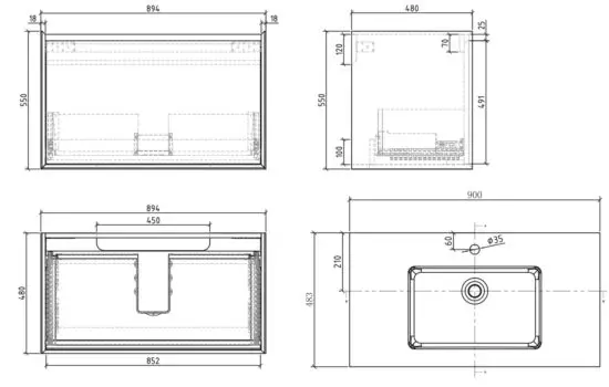 Wellis 9687 Bathroom Cabinet - tenis101