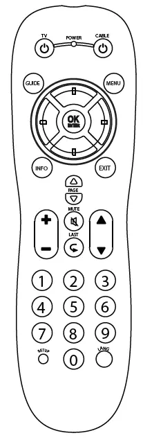MEDIACOM URC2068BC2 Remote Control-prod