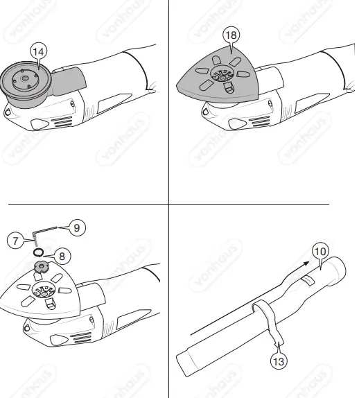 VonHaus-3515049-280W-Oscillating-Multi-Tool-fig-3