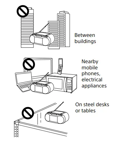 Sony Stereo CDCassette Boombox Home Audio Radio (10)