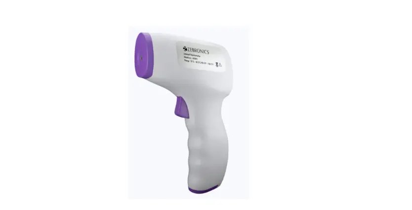 Zebronics Ad801 Contactless Infrared Thermometer User Manual