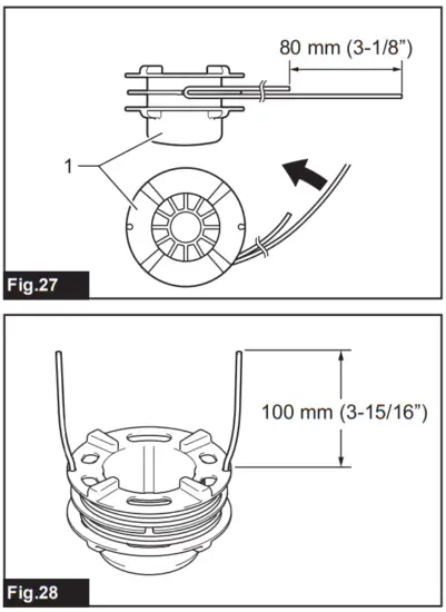 makita DUR189 Cordless Grass Trimmer - Fig 10