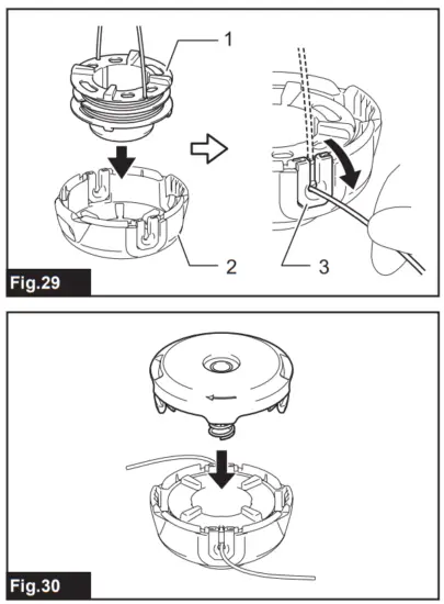 makita DUR189 Cordless Grass Trimmer - Fig 11
