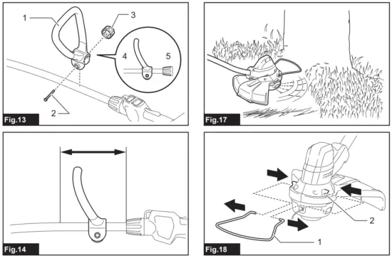 makita DUR189 Cordless Grass Trimmer - Fig 5