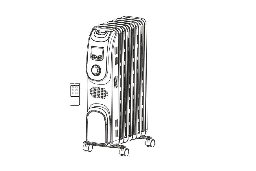 Anko Ny2311-13a1l Oil Filled Heater Radiator User Manual Anko Ny2311-13a1l Oil Filled Heater Radiator User Manual