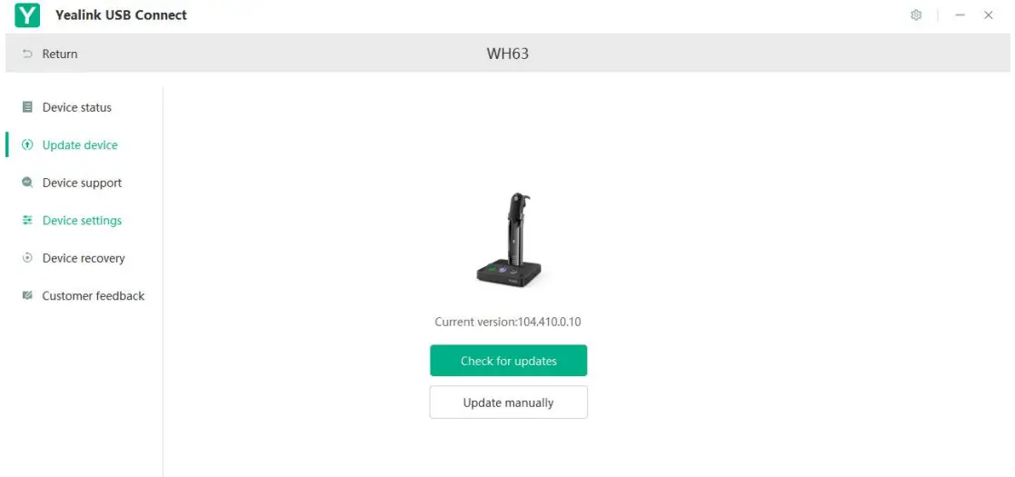 Yealink WH66 Wireless Bluetooth Headset app 13