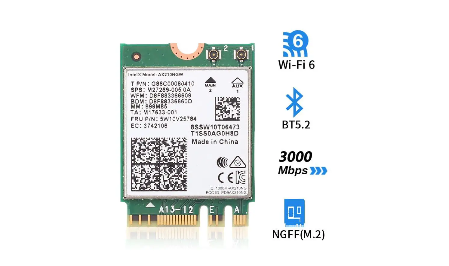 Foxconn Rlp0003 Wifi 6e Bt 5.2 M.2 2230 Module User Manual Foxconn Rlp0003 Wifi 6e Bt 5.2 M.2 2230 Module User Manual