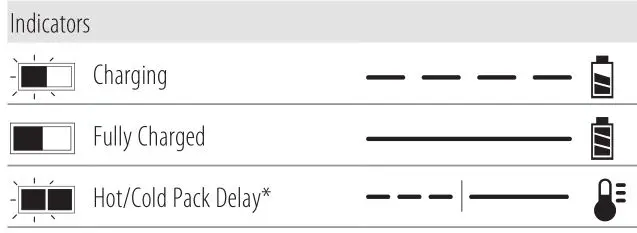 DEWALT 20V 7 Inch (180 mm) Variable Speed Rotary Polisher - Charging Indicators