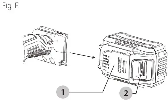 DEWALT 20V 7 Inch (180 mm) Variable Speed Rotary Polisher - Fig. E