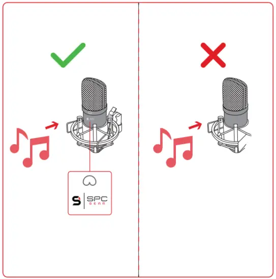 SPC GEAR SM900 Streaming USB Microphone User Guide Installation and Usage