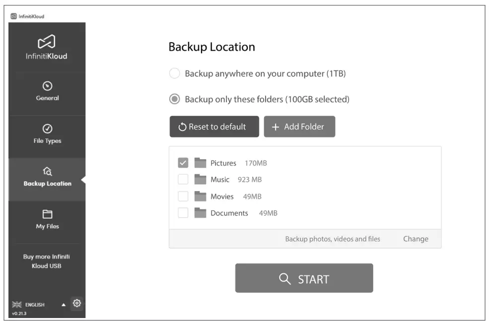 InfinitiKloud ‎30342 Wireless Flash Drive 5