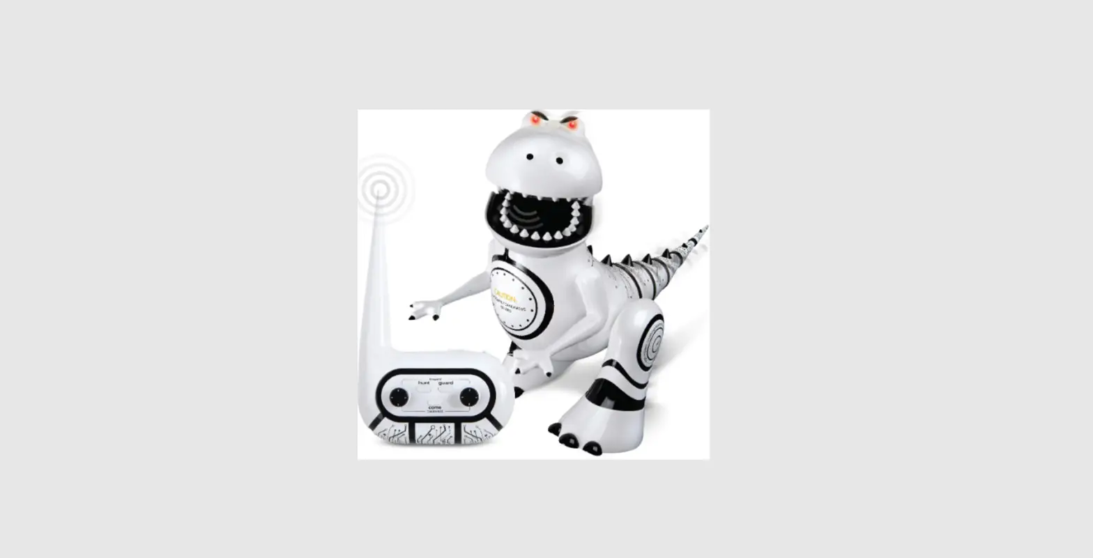 Merchsource 1007120 Rc Robotosaur Dinosaur With Built-in Mood Sensors And Color-changing Led Eyes User Manual