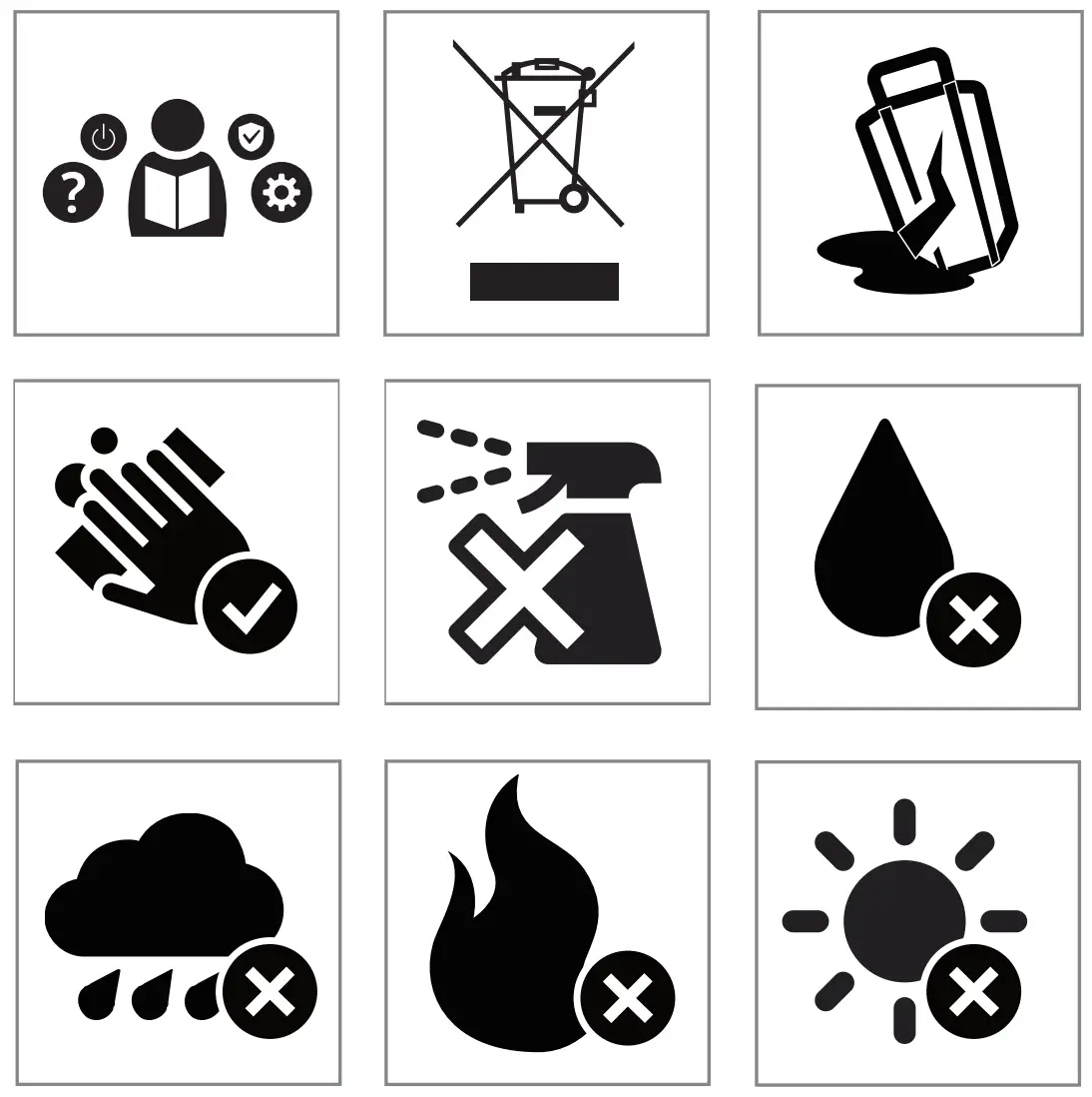 Warning Instructions