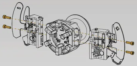 FANATEC Podium Hub Compress Attach Podium Advanced