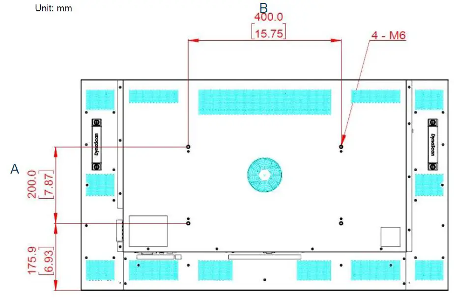 DynaScan DS431LT4 43 Inch Clean Back Digital Signage 8