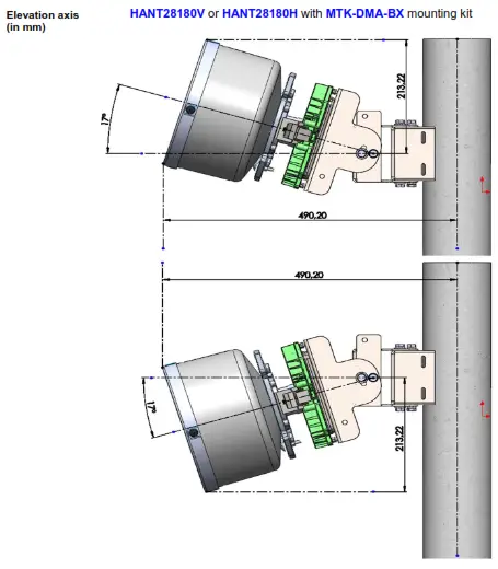 Intracom Telecom HANT2690V-MB High Gain WiBAS OSDR-HUB Radio Antenna - fig2