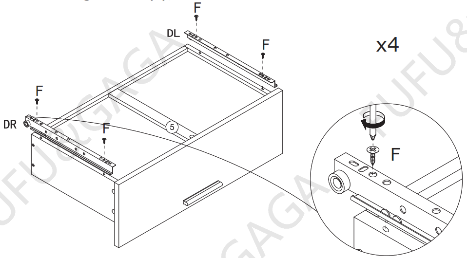 homedepot 4-Drawers Black Wood Chest of Drawer Accent Storage - fig14
