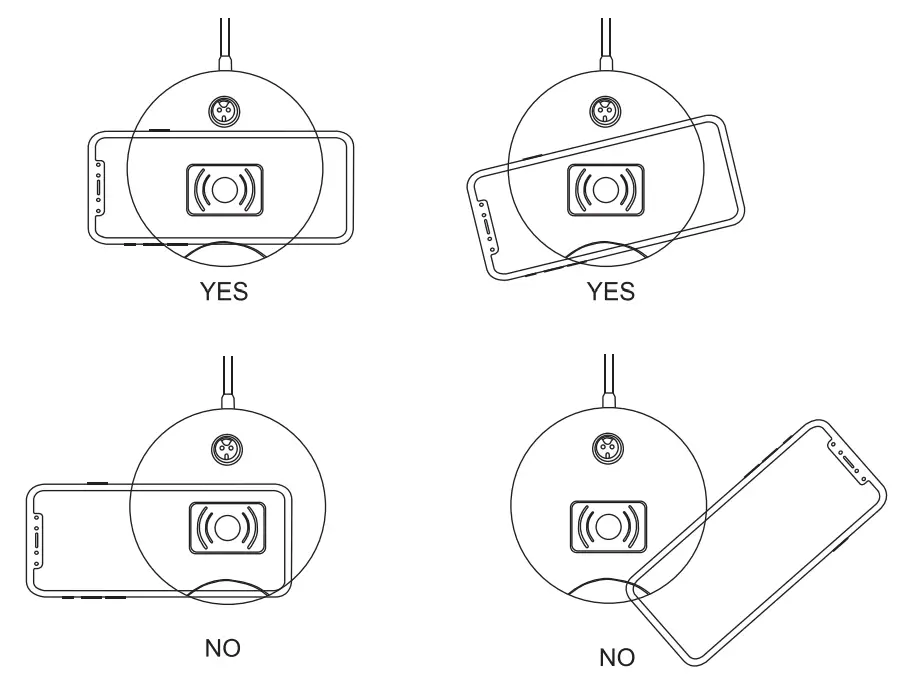 New Bee NB Z4 Headphone Stand with Fast Wireless Charger - fig 2