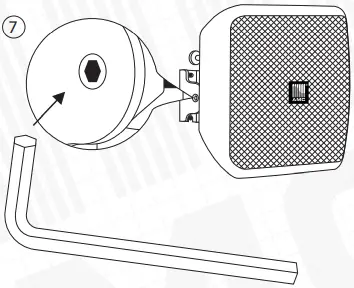 AMC 04 &amp 05 Wall Mount Plastic Loudspeakers - FIG 7
