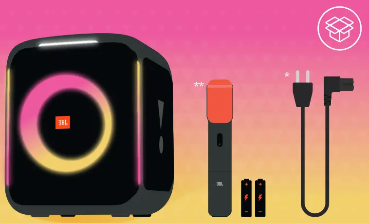 JBLPBENCOREESSAM PartyBox Encore Portable Party Speaker - Cabol