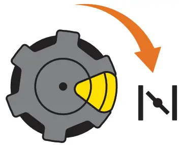 CHAMPION 201079 4650W Portable Inverter Generator - EZ Start dial