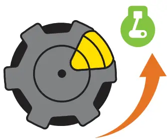 CHAMPION 201079 4650W Portable Inverter Generator - EZ Start dial