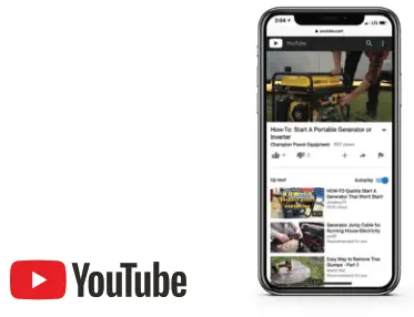 CHAMPION 201079 4650W Portable Inverter Generator - Plug in3